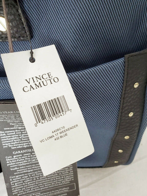 New Vince Camuto Loma Weekender Carry On Bag Blue Navy 17"
