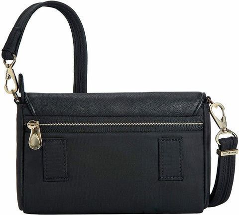 $120 New Travelon Anti-Theft Addison Convertible Crossbody Belt Bag Black