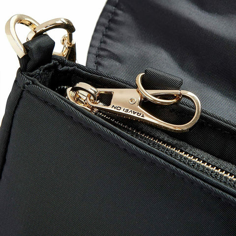 $120 New Travelon Anti-Theft Addison Convertible Crossbody Belt Bag Black