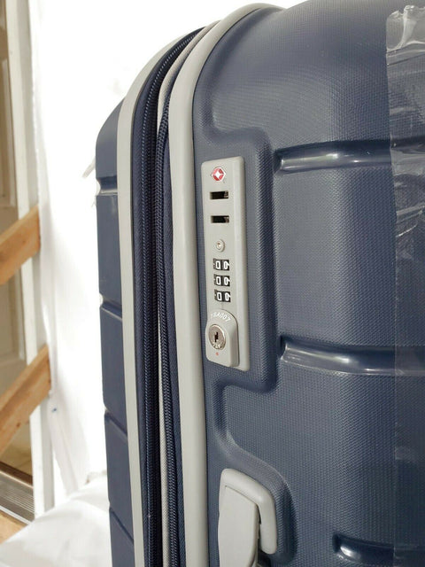 $580 New Samsonite Freeform 28" Hard Check-In Spinner Luggage Suitcase Blue