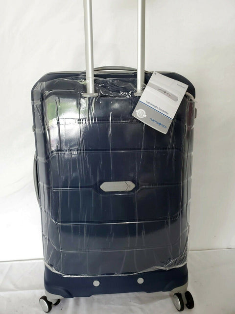 $580 New Samsonite Freeform 28" Hard Check-In Spinner Luggage Suitcase Blue