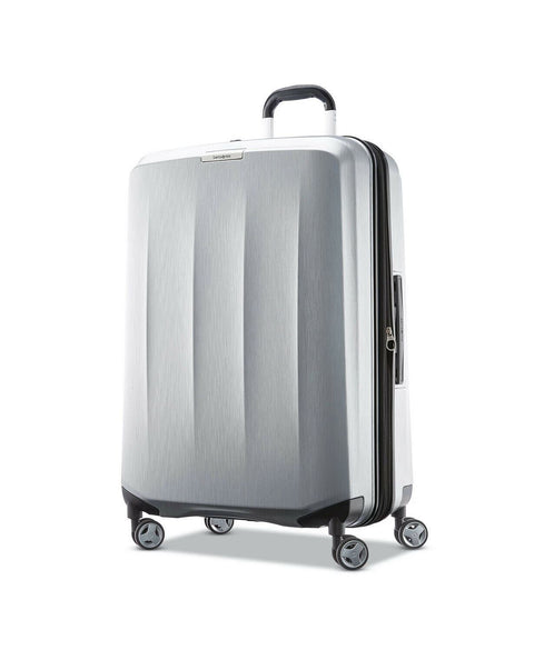 $580 Samsonite Mystique 2.0 28" Hardside Spinner Luggage Silver Suitcase TSA