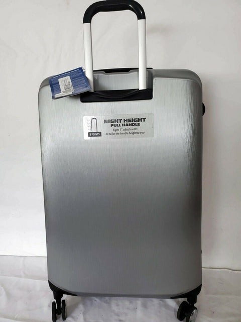 $580 Samsonite Mystique 2.0 28" Hardside Spinner Luggage Silver Suitcase TSA