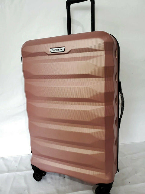 $440 New Samsonite Spin Tech 4.0 25" Hardside Check-In Spinner Luggage Pink TSA