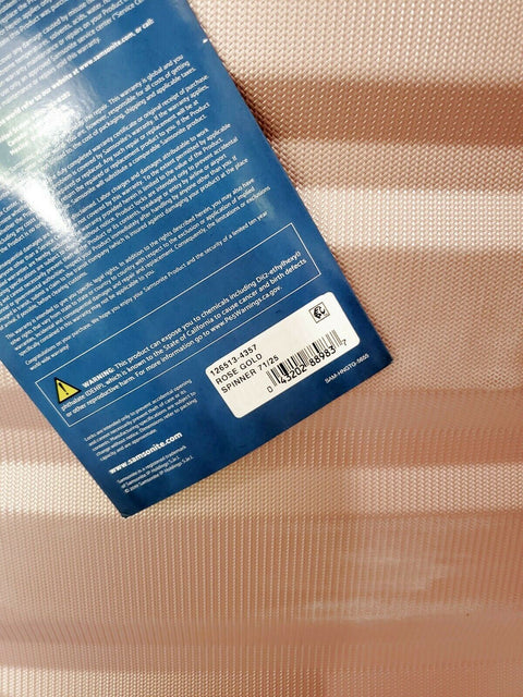 $440 New Samsonite Spin Tech 4.0 25" Hardside Check-In Spinner Luggage Pink TSA