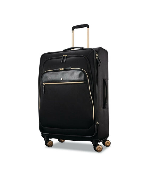 $580 Samsonite Mobile Solution Mobile Office Softside 25" Check Spinner Luggage