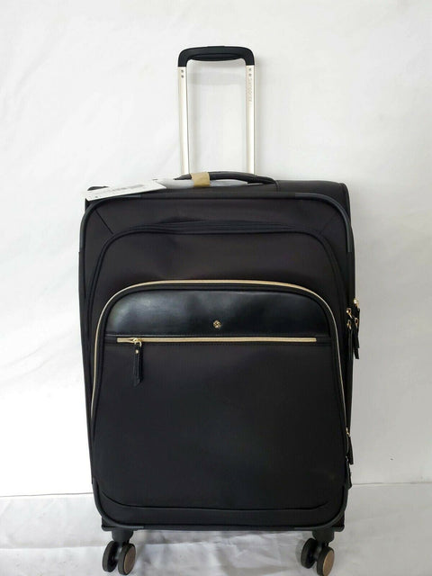 $580 Samsonite Mobile Solution Mobile Office Softside 25" Check Spinner Luggage
