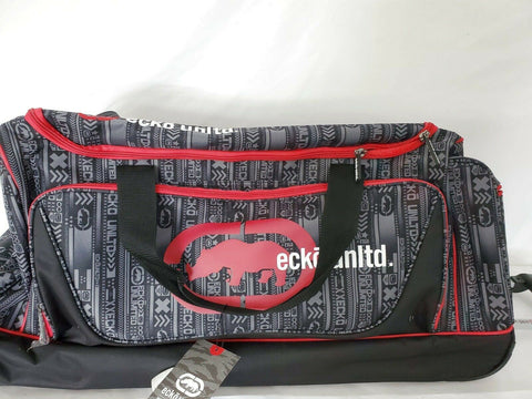 $149 New Ecko Unltd Steam 32-Inch Large Wheeled Duffel Check IN Size