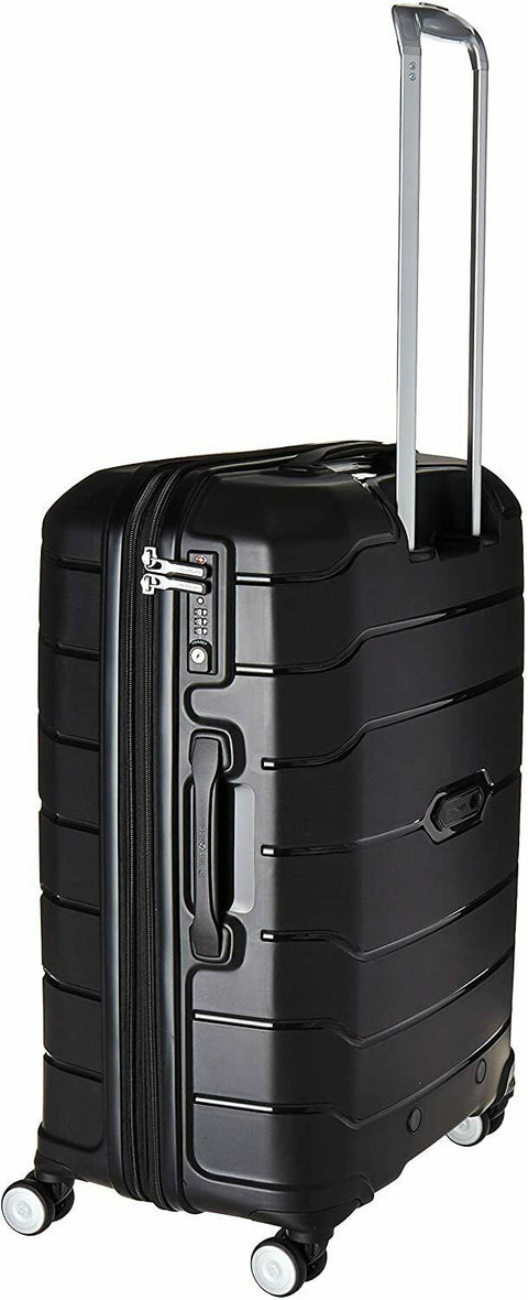 $400 Samsonite Freeform 24" Hard Case Medium Spinner Luggage Suitcase Black