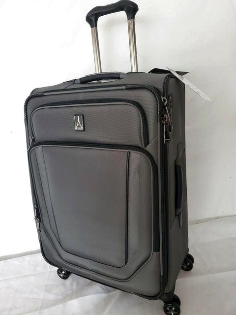 $560 Travelpro Crew Versapack® 25" Softside Check-In Spinner Gray Spinner TSA