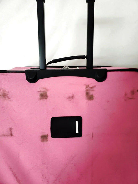 $280 Rockland 28" Large Luggage Rolling Suitcase Pink Two Wheeled