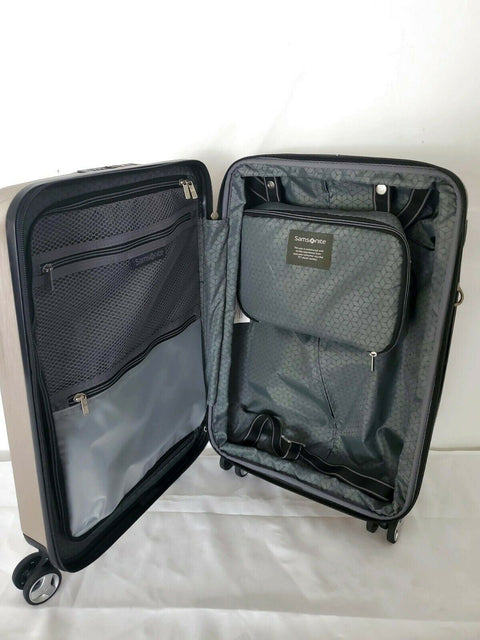 $400 New Samsonite Mystique 2.0 21" Hardside Carry-On Spinner Luggage Gold