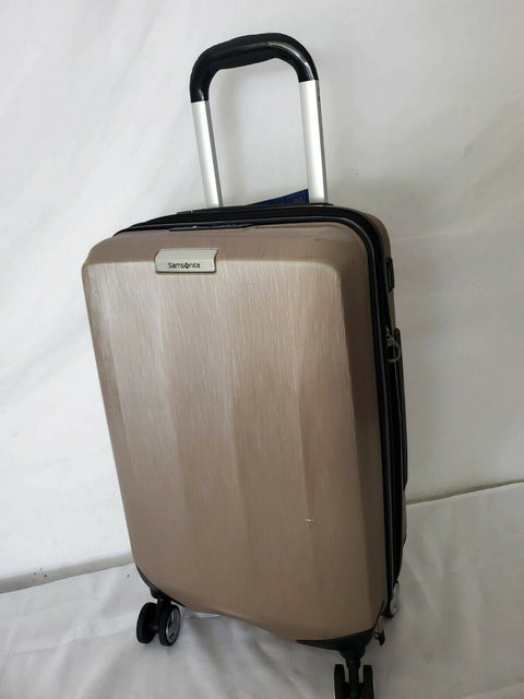 $400 New Samsonite Mystique 2.0 21" Hardside Carry-On Spinner Luggage Gold