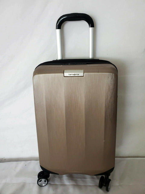 $400 New Samsonite Mystique 2.0 21" Hardside Carry-On Spinner Luggage Gold