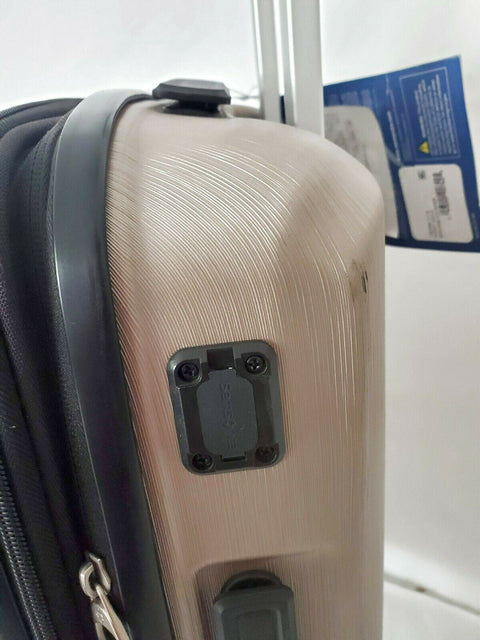$400 New Samsonite Mystique 2.0 21" Hardside Carry-On Spinner Luggage Gold