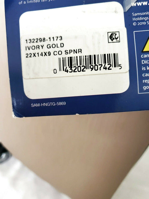 $400 New Samsonite Mystique 2.0 21" Hardside Carry-On Spinner Luggage Gold