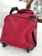 TAG Ridgefield Lightweight Red Duffle Bag 25" Rolling Two Wheeled