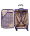 New Atlantic Infinity Lite 4 21" Expandable Spinner Luggage Carry On Purple