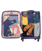 New Atlantic Infinity Lite 4 21" Expandable Spinner Luggage Carry On Purple
