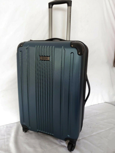$380 Kenneth Cole Reaction South Street 24" Hard Shell Spinner Luggage Blue Navy
