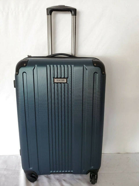 $380 Kenneth Cole Reaction South Street 24" Hard Shell Spinner Luggage Blue Navy