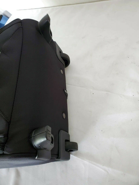 DELSEY OPTIMAX LITE 15" UNDERSEATER ROLLING CARRY ON TOTE BLACK