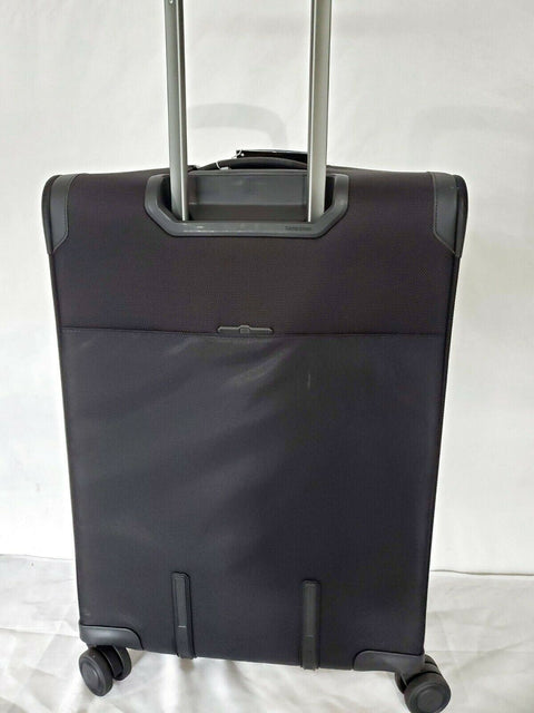 $580 Samsonite Silhouette 16  25" Soft Expandable Spinner Suitcase Luggage Black