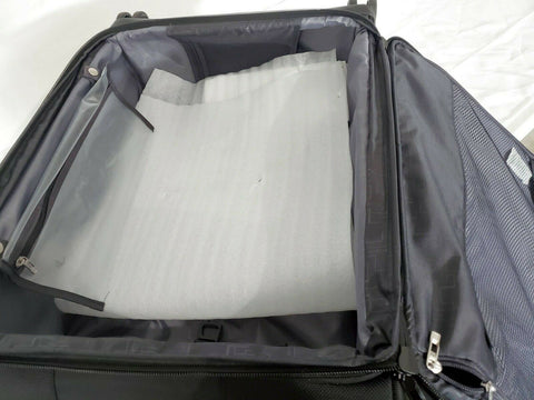 $580 Samsonite Silhouette 16  25" Soft Expandable Spinner Suitcase Luggage Black