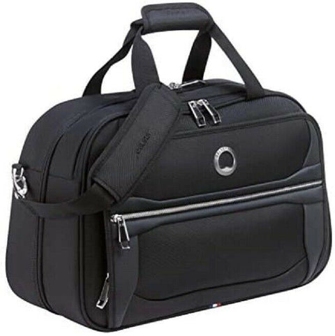 $360 New DELSEY Paris Executive Collection Duffle Bag, Black Carry On