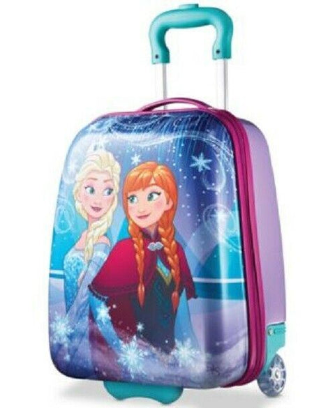 $180 American Tourister Disney Frozen 18" Hardside Kids Carry-on Luggage Pink