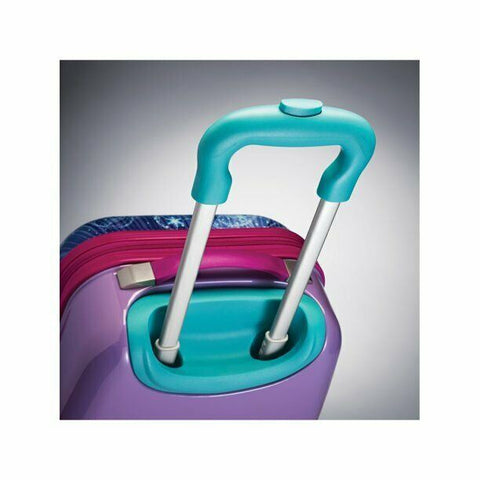 $180 American Tourister Disney Frozen 18" Hardside Kids Carry-on Luggage Pink
