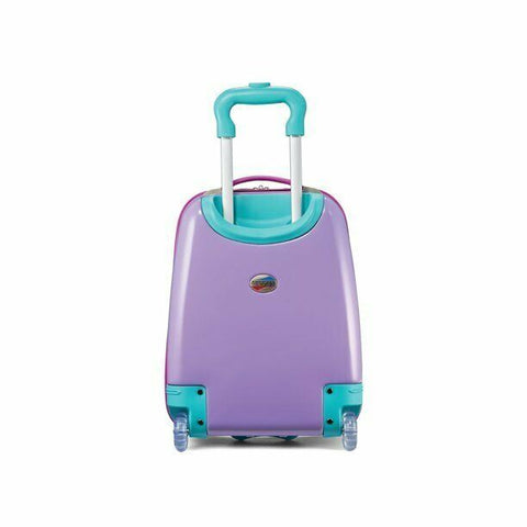 $180 American Tourister Disney Frozen 18" Hardside Kids Carry-on Luggage Pink