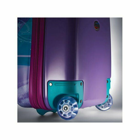 $180 American Tourister Disney Frozen 18" Hardside Kids Carry-on Luggage Pink