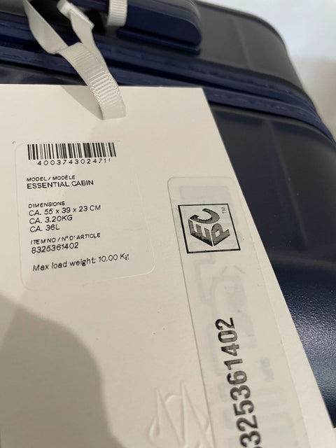 New Rimowa Essential Cabin Case 22" Carry On Spinner Luggage Suitcase TSA