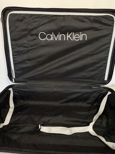$600 Calvin Klein Fillmore 28" Hard-Case Luggage Pink Spinner Large Check In