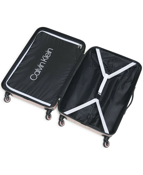$325 New Calvin Klein Fillmore 20" Hard-Case Luggage Pink Spinner Carry On