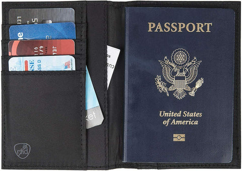 New Travelon RFID Blocking Travel Passport Case Gray One Size