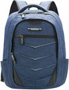 New Traveler's Choice Computer Laptop Backpack, Brushed Navy Size 19"