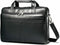 $250 Samsonite Leather Slim Briefcase Black, 16 Inch Laptop Bag Genuine Leather