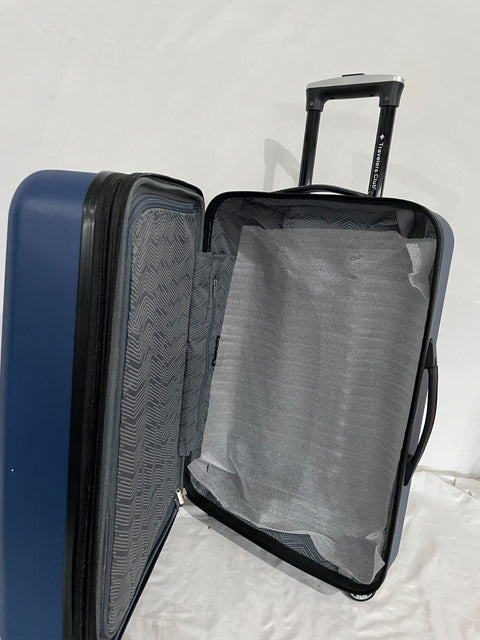 Travelers Club Shannon Spinner Expandable Luggage 24" Medium Check-In Blue