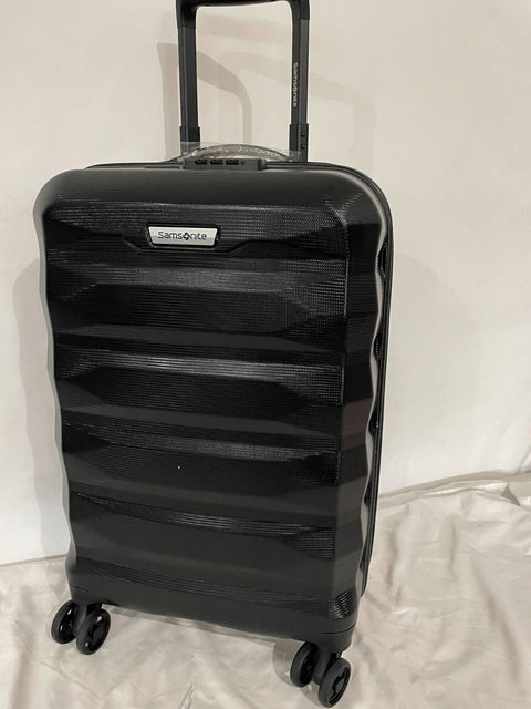 $300 Samsonite Spin Tech 4.0 20" Hardside Carry-On Spinner Luggage Black