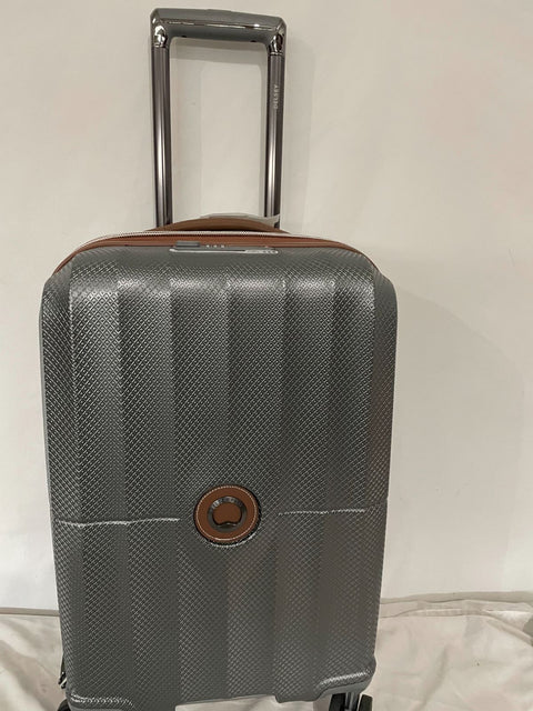 $400 DELSEY St. Tropez 21" Hardside Carry-On Spinner Luggage Suitcase Gray
