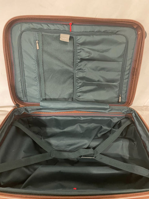 $400 DELSEY St. Tropez 21" Hardside Carry-On Spinner Luggage Suitcase Gray