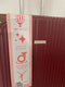 $400 Puiche Tresor Carry-on Vanity Trunk Luggage Set 2 Piece Suitcase Burgundy