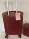 $400 Puiche Tresor Carry-on Vanity Trunk Luggage Set 2 Piece Suitcase Burgundy