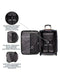 $680 Travelpro Crew Versapack Soft Expandable Two Wheel Luggage Blue 22" CarryOn