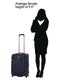 $680 Travelpro Crew Versapack Soft Expandable Two Wheel Luggage Blue 22" CarryOn