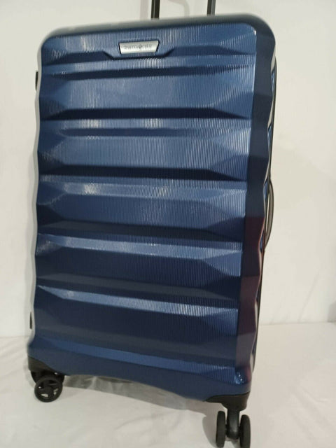 $440 Samsonite Spin Tech 4.0 25" Hard-side Check-In Spinner Luggage Blue TSA