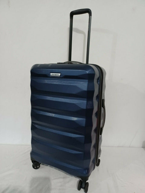 $440 Samsonite Spin Tech 4.0 25" Hard-side Check-In Spinner Luggage Blue TSA