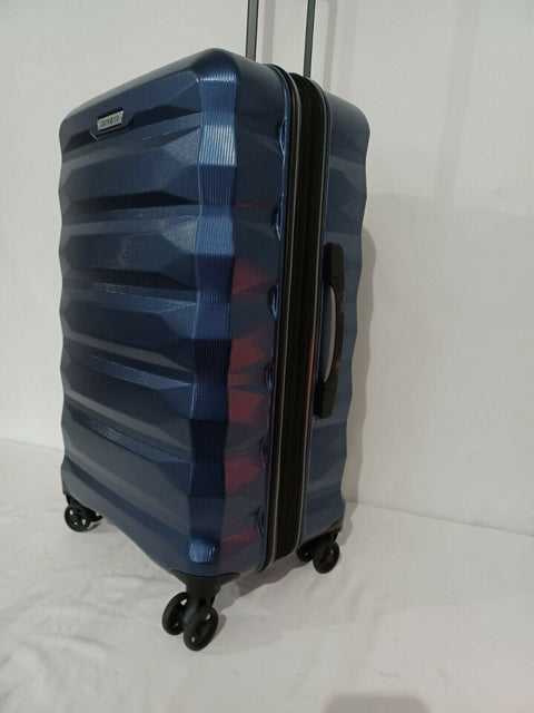 $440 Samsonite Spin Tech 4.0 25" Hard-side Check-In Spinner Luggage Blue TSA